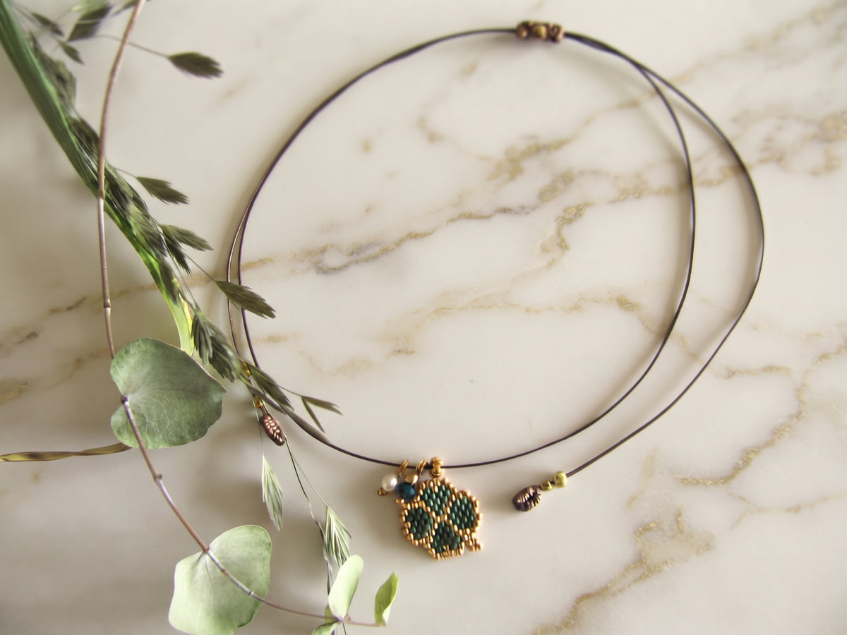 Collar Amuleto de la Suerte – Trébol