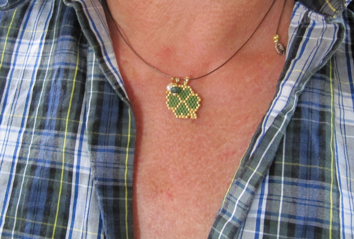 Collar Amuleto de la Suerte – Trébol